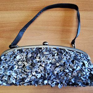 SHELL EVENING HANDBAG